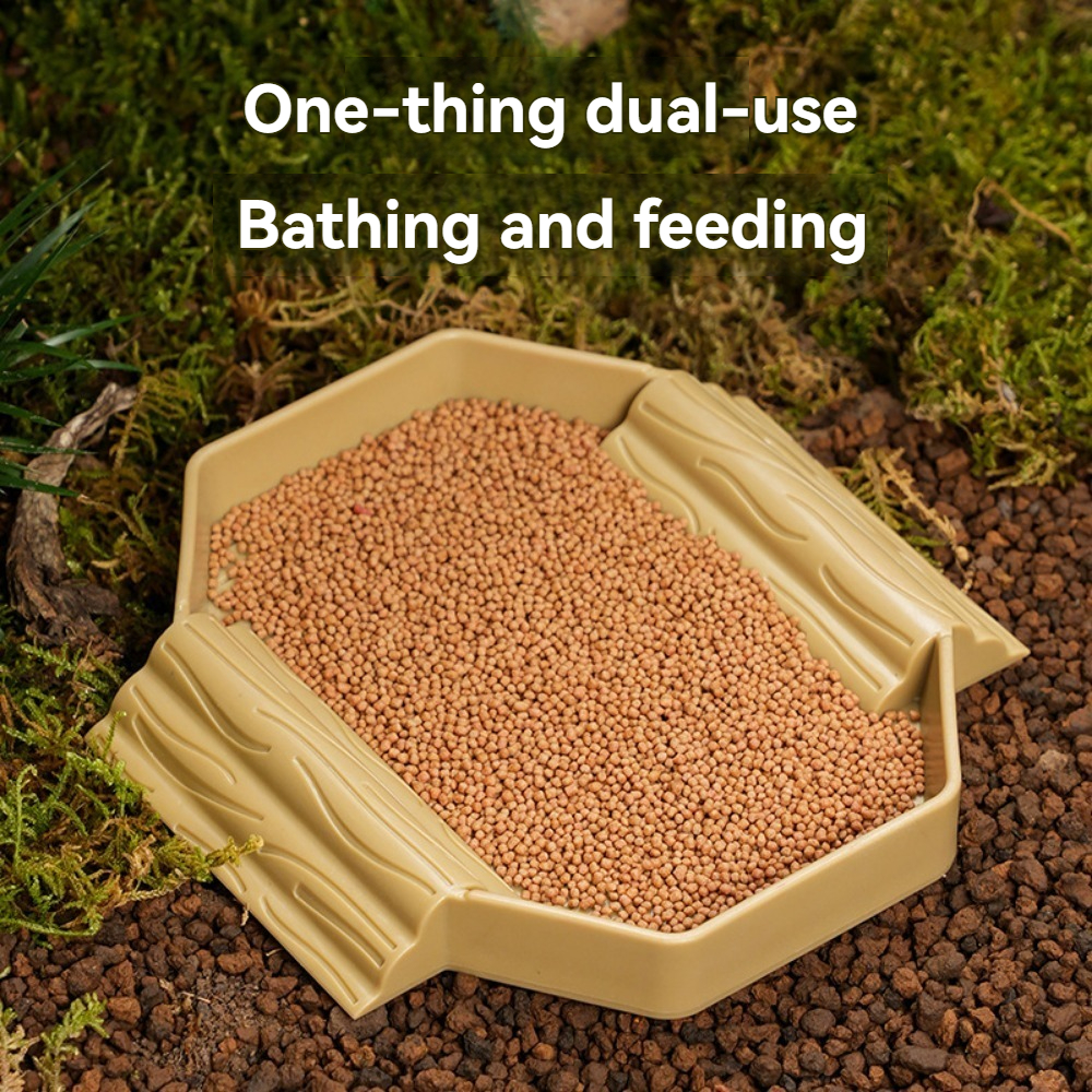 Yellow edge turtle bath basin  - Water Dish Reptile review and price