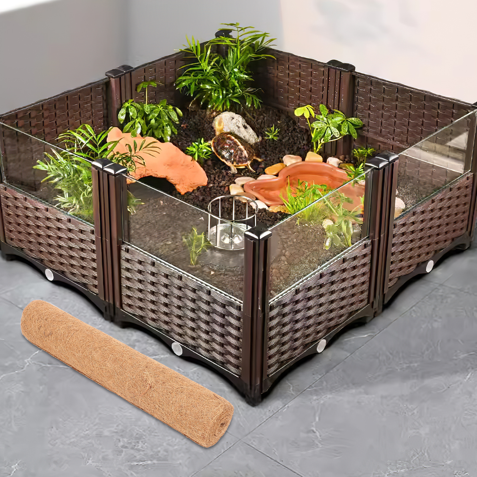 Coconut Fiber Mat 0 5x2m Repti - Substrate Coconut Fiber review and price