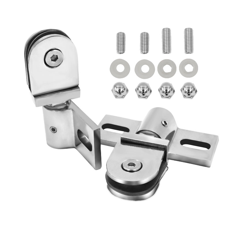 Bathroom glass door clip/clamp - Glass Door Hinge review and price