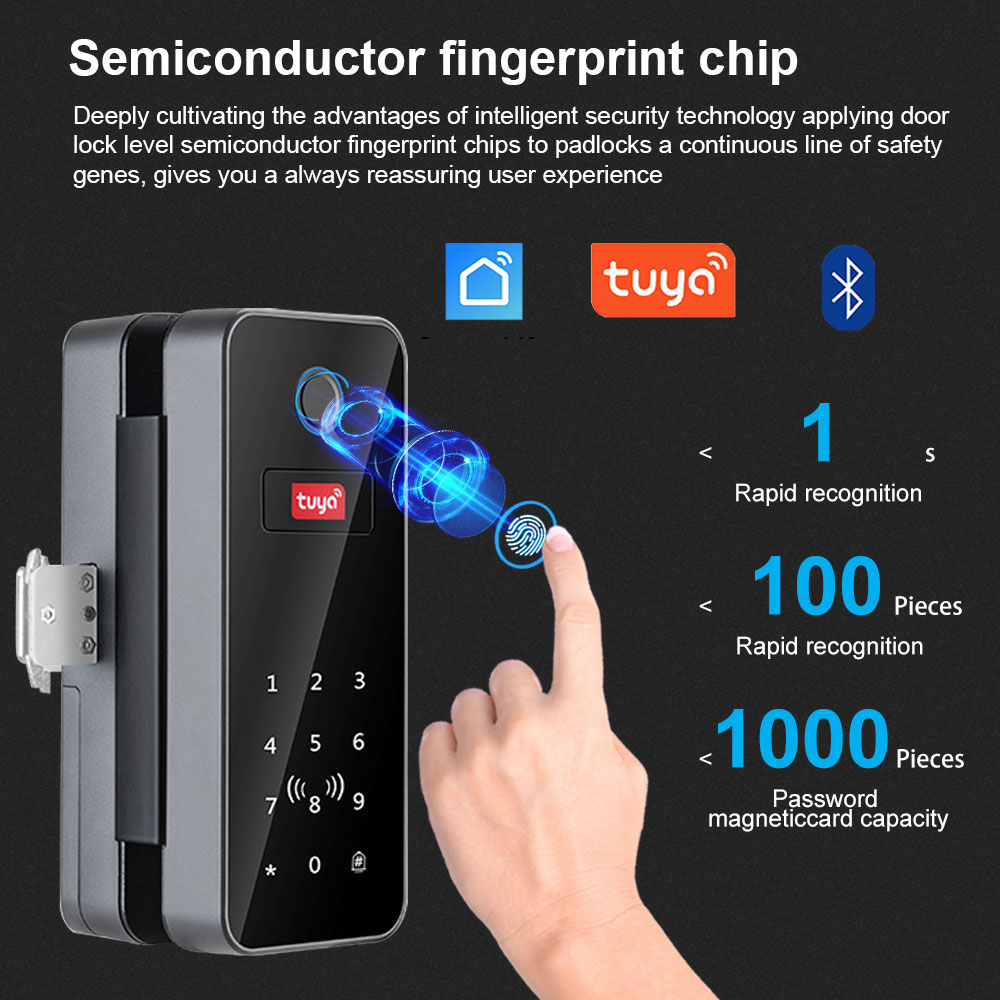 Bluetooth Electronic Glass LOC - Glass Door Hinge review and price