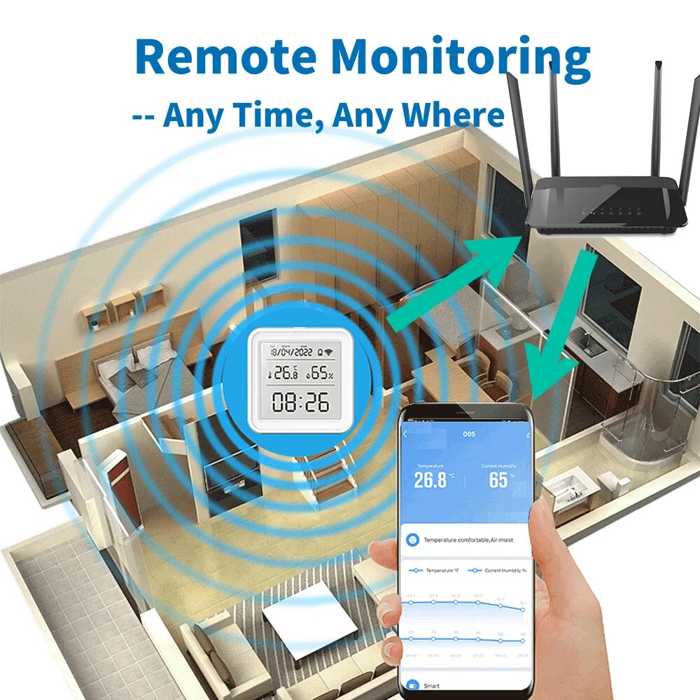 Tuya New WiFi Temperature Humi - Digital Hygrometer Probe review and price