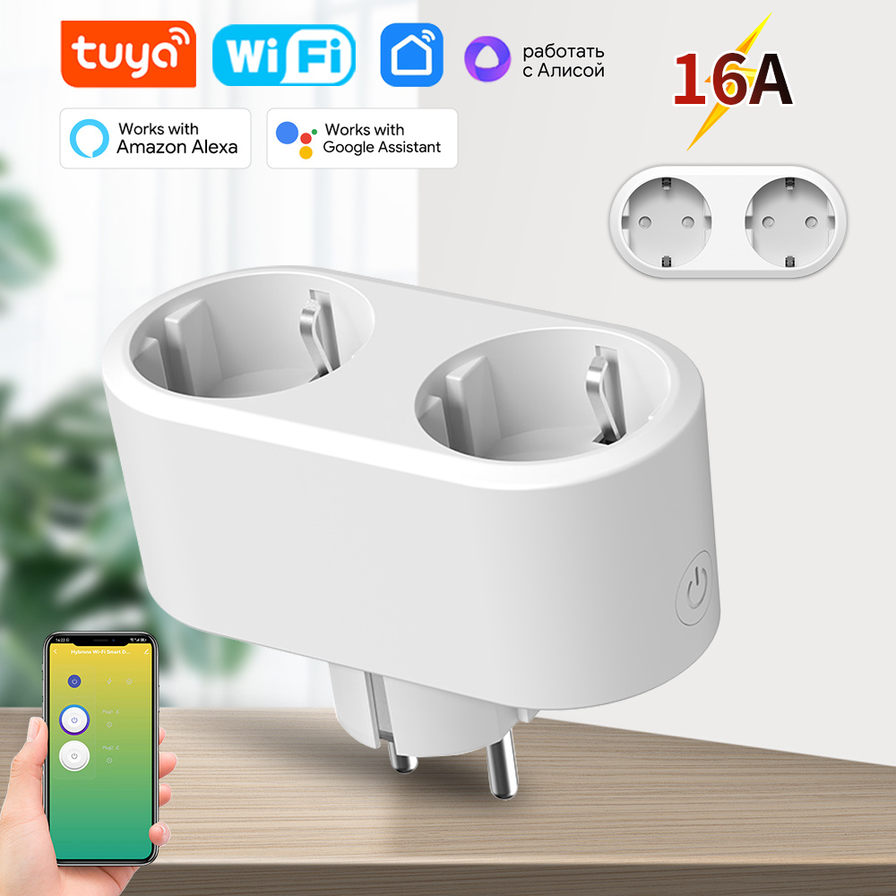 WiFi Smart Plug Dual Outlet 16 - Timer Dual Outlet review and price