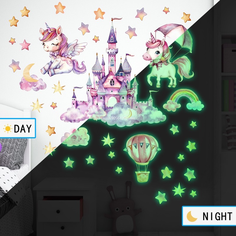 Unicorn Stars Luminous Wall St - Pvc Panel Background review and price