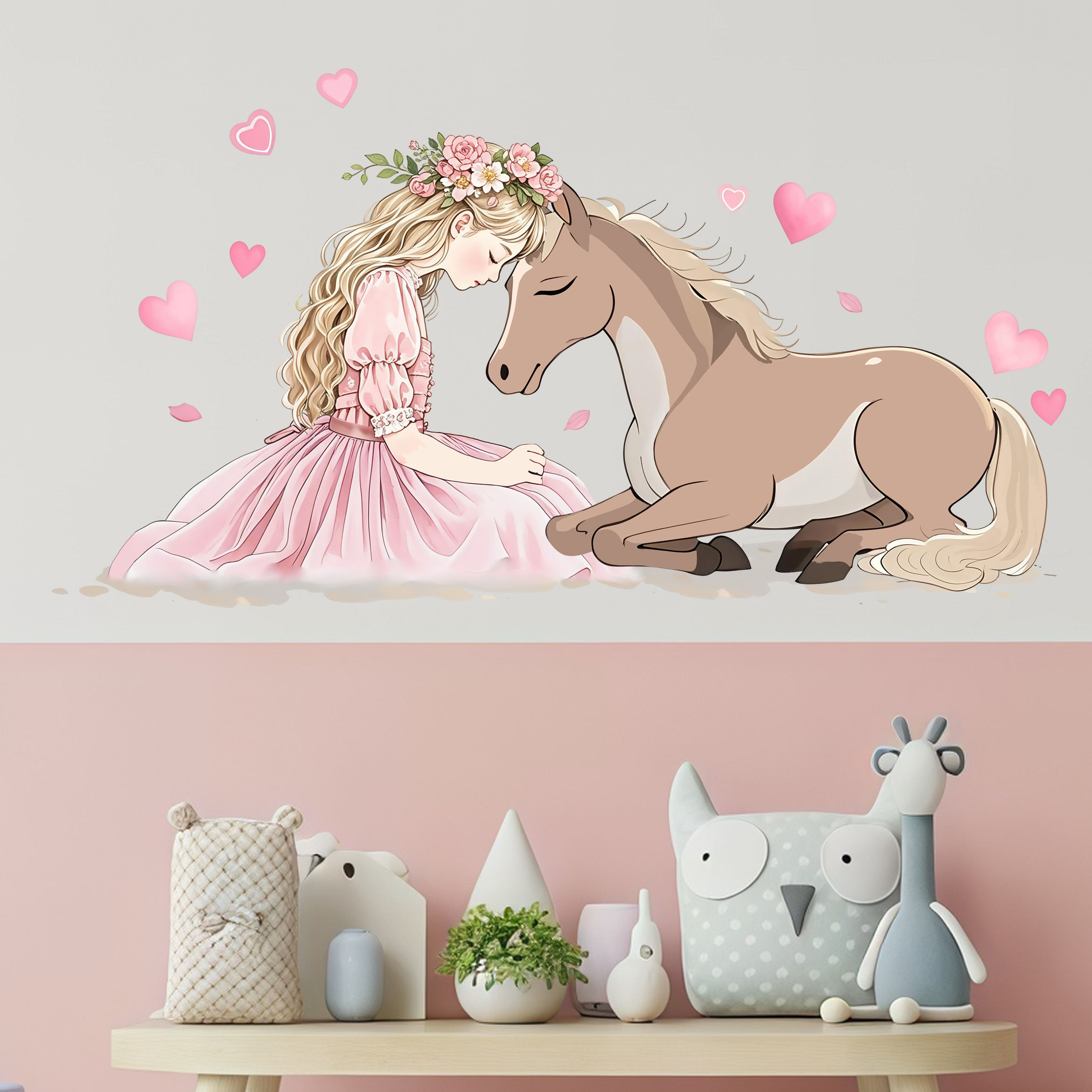 Romantic Horse Wall Stickers S - Pvc Panel Background review and price