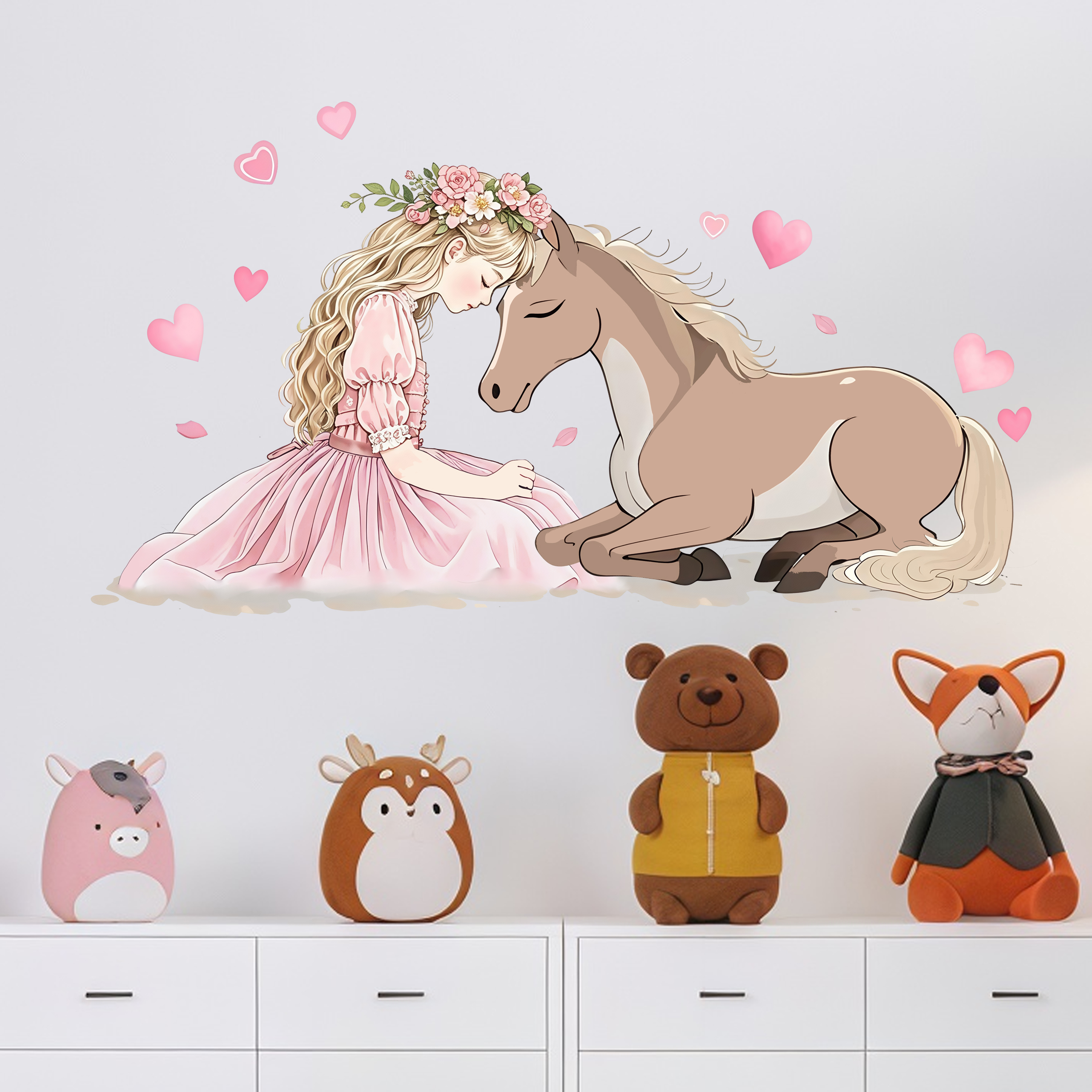 Romantic Horse Wall Stickers S - Pvc Panel Background review and price