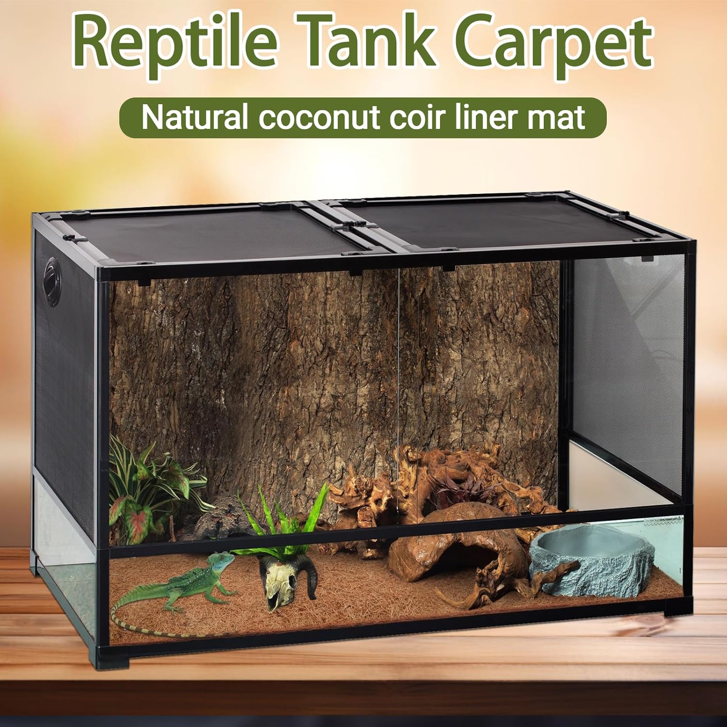 10 Pcs Reptile Carpet, 12x12 i - Substrate Coconut Fiber review and price