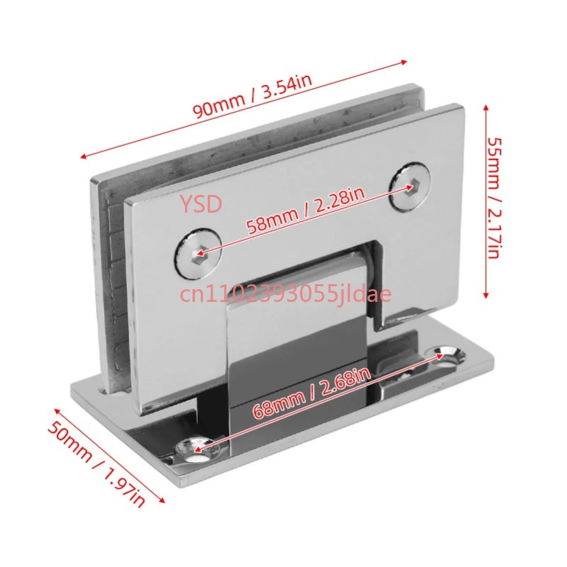 Frameless Glass Door Hinge 90  - Glass Door Hinge review and price