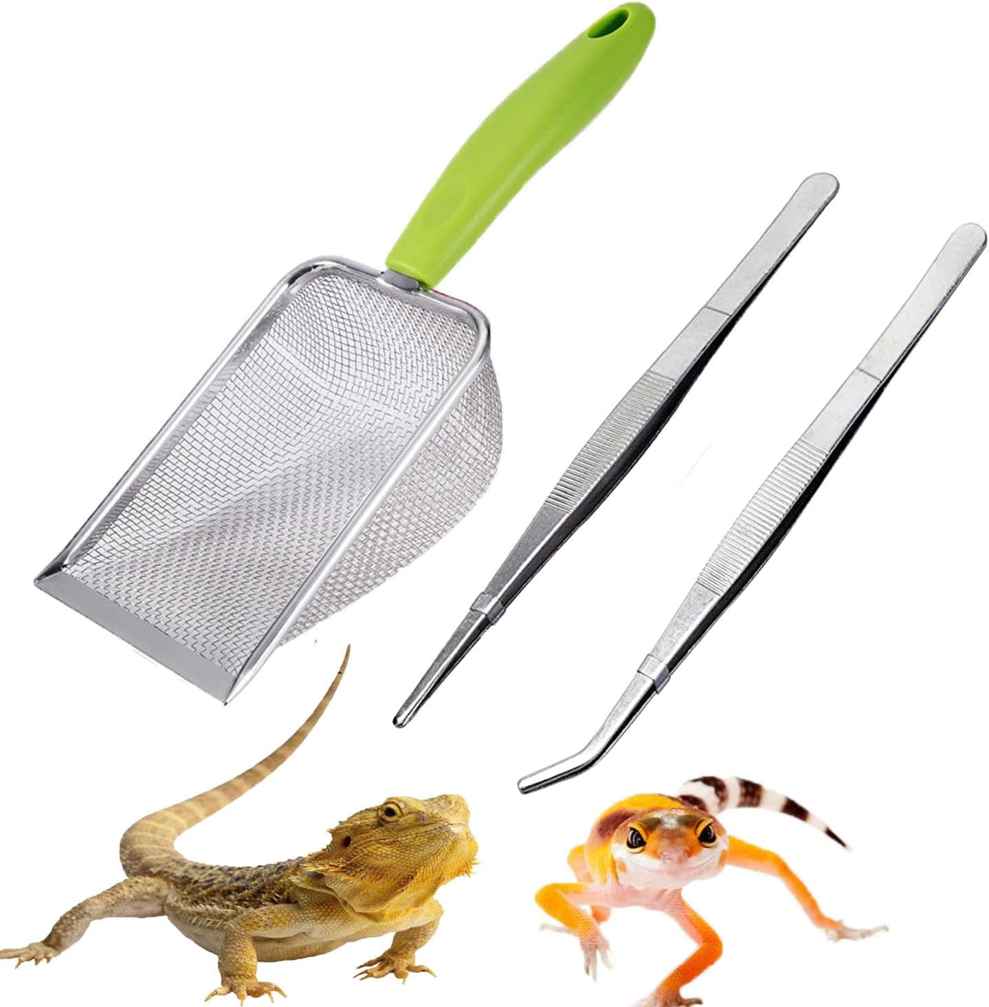 Reptile Sand Scoop Set - Fine  - Feeding Tong Stainless review and price